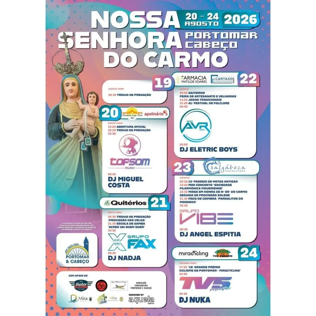 Festas de Portomar (Senhora do Carmo) 2026