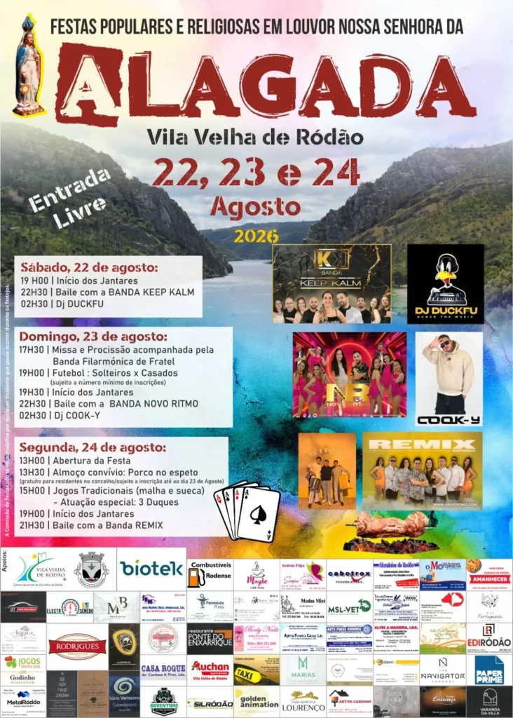 Festas de Vila Velha de Ródão (Senhora da Alagada) 2026
