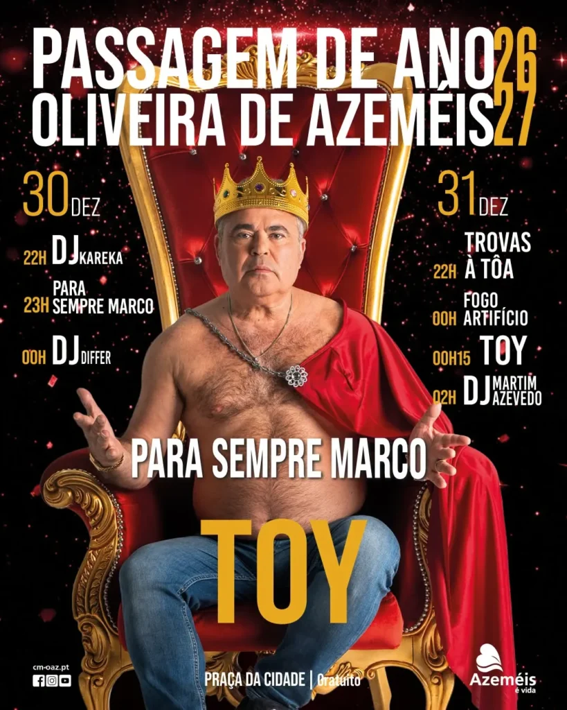 Passagem de Ano de Oliveira de Azeméis 2026