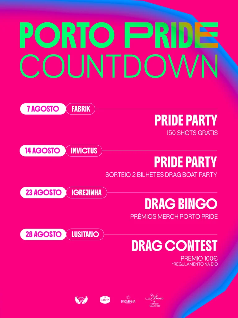 Porto Pride Countdown 2026