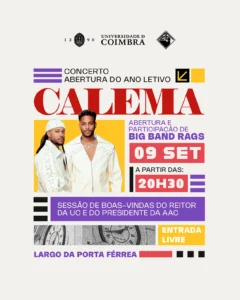 Concerto de Abertura do Ano Lectivo 2026 em Coimbra