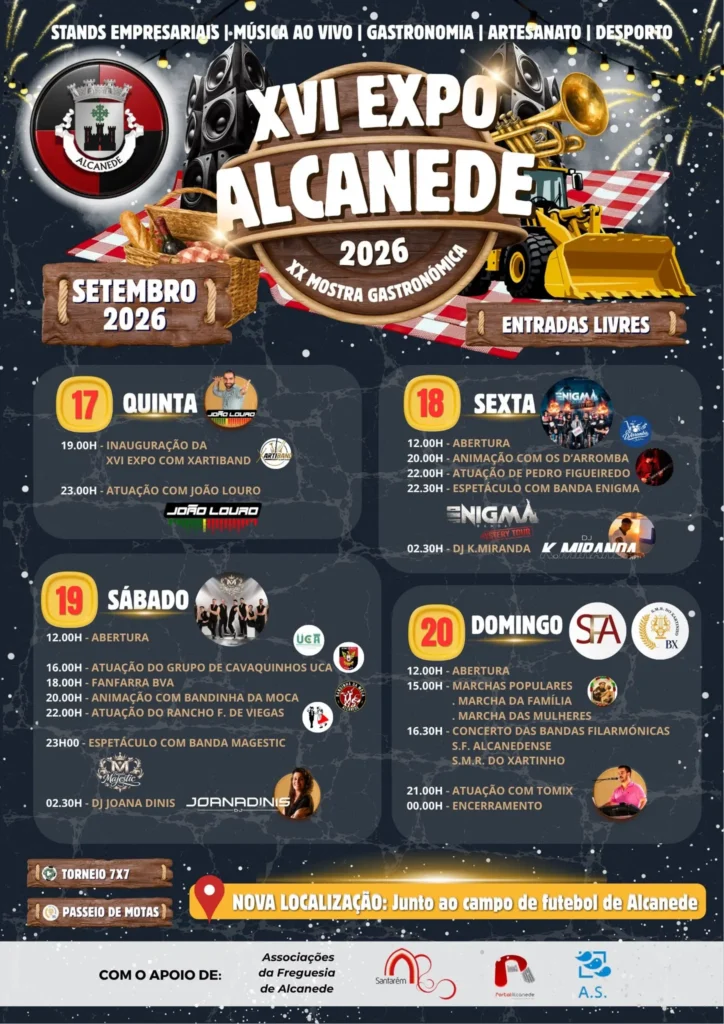 Festas de Alcanede (Tasquinhas) 2026