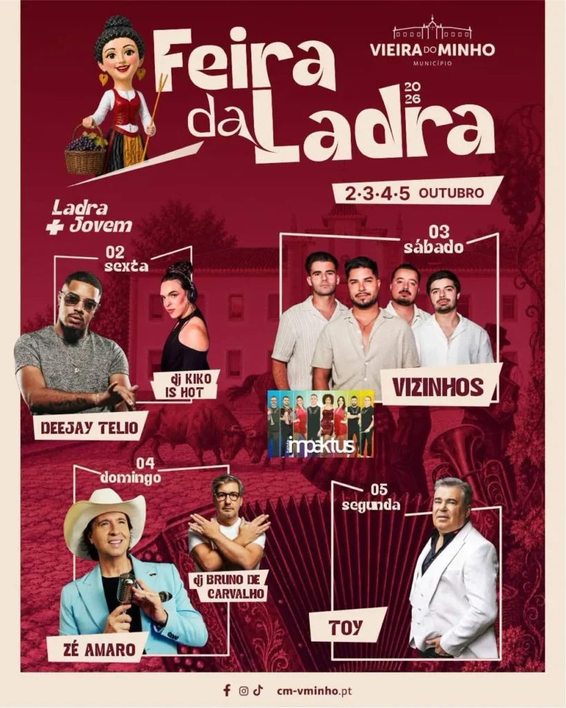 Festas de Vieira do Minho (Feira da Ladra) 2026
