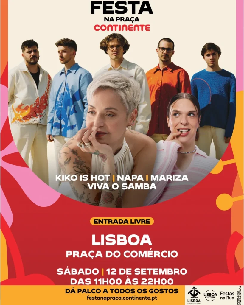 Festa da Praça Continente 2026 em Terreiro do Paço