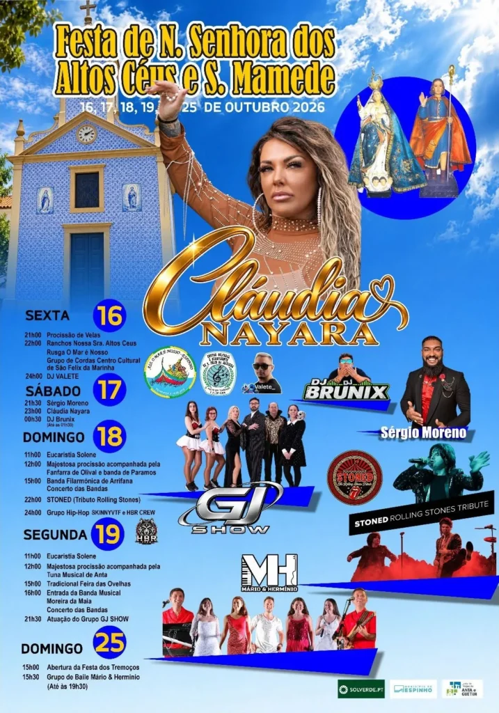 Festas de Altos Céus, Espinho 2026
