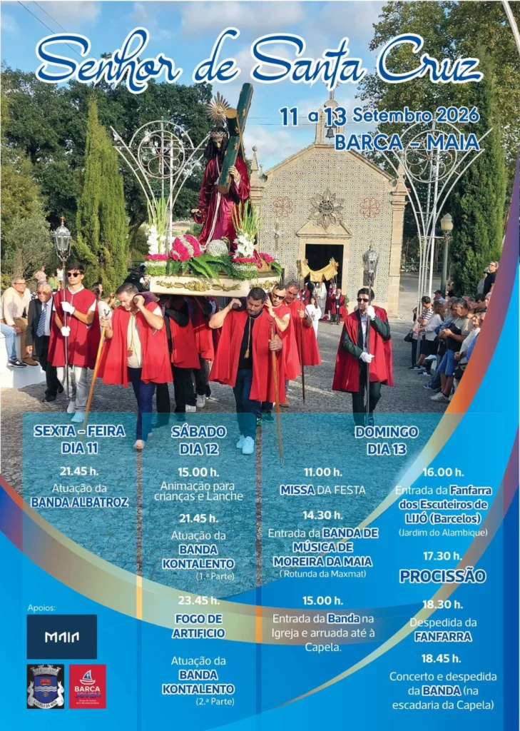 Festas de Barca, Maia (Senhor da Santa Cruz) 2026