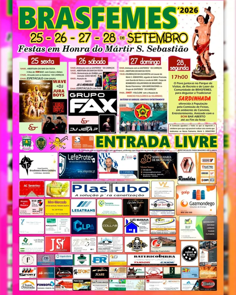 Festas de Brasfemes (São Sebastião) 2026