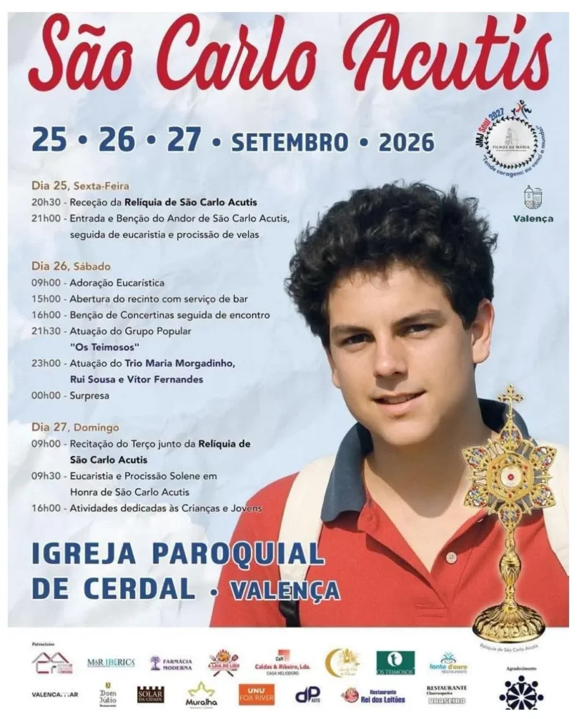 Festas de Cerdal, Valença (São Carlo Acutis) 2026
