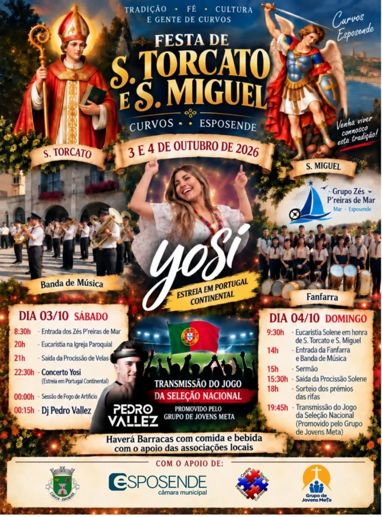 Festas de Curvos, Esposende (São Torcato) 2026