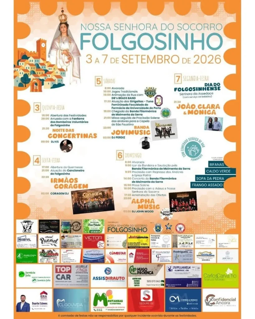 Festas do Folgosinho (Senhora do Socorro) 2026