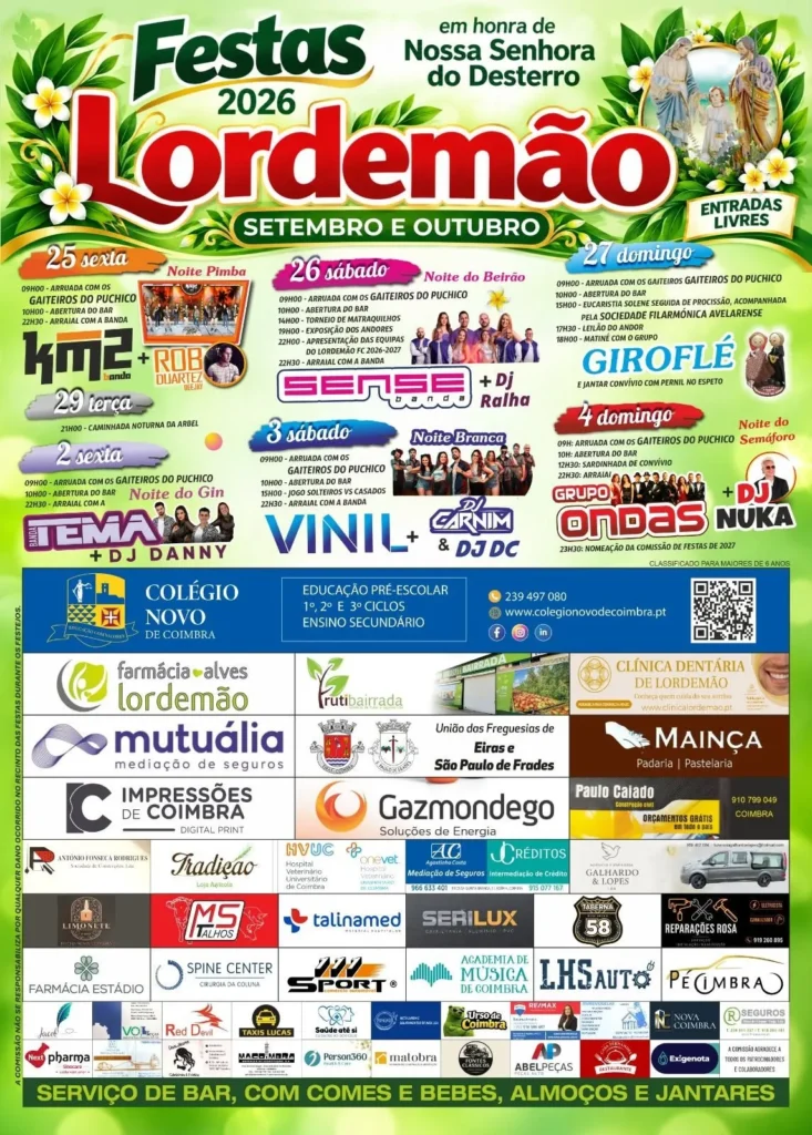 Festas de Lordemão (Senhora do Desterro) 2026
