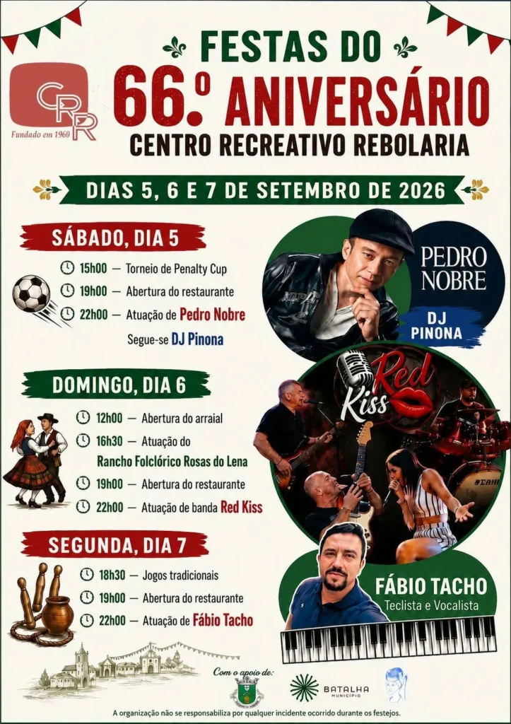 Festas de Rebolaria, Batalha 2026