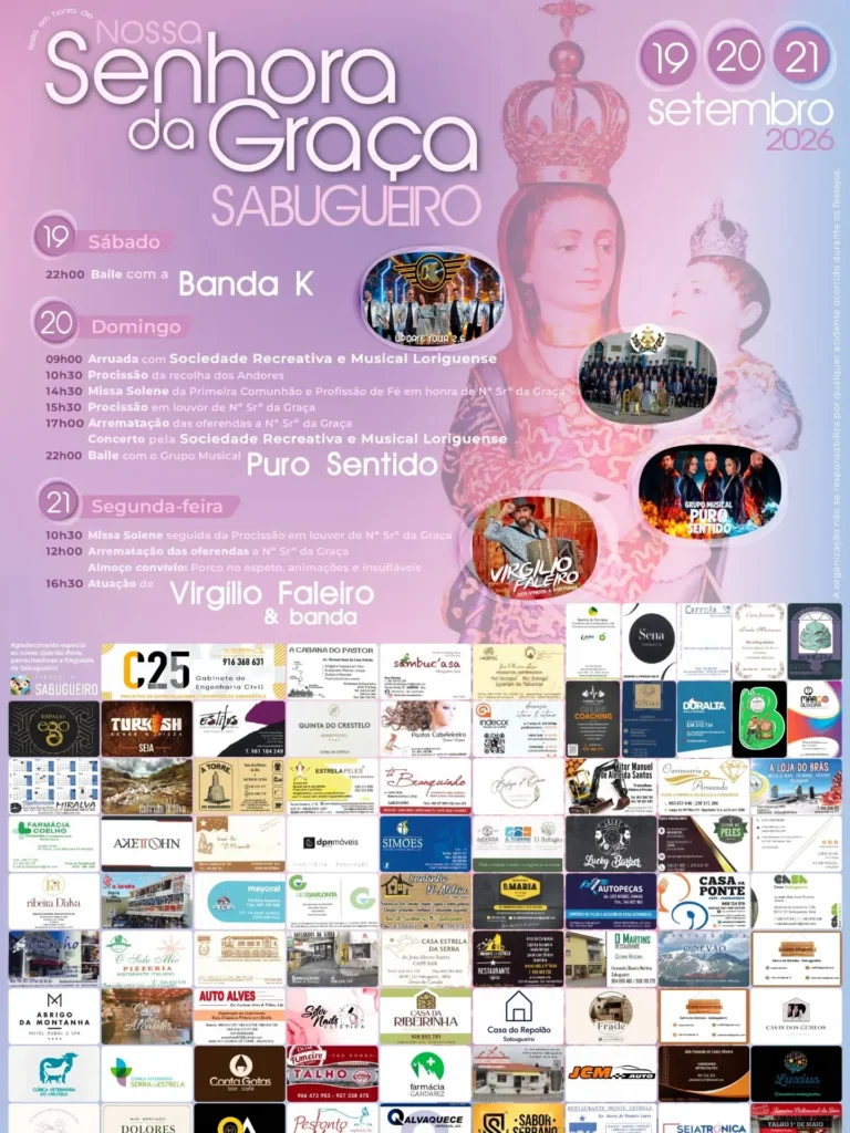 Festas de Sabugueiro (Senhora da Graça) 2026