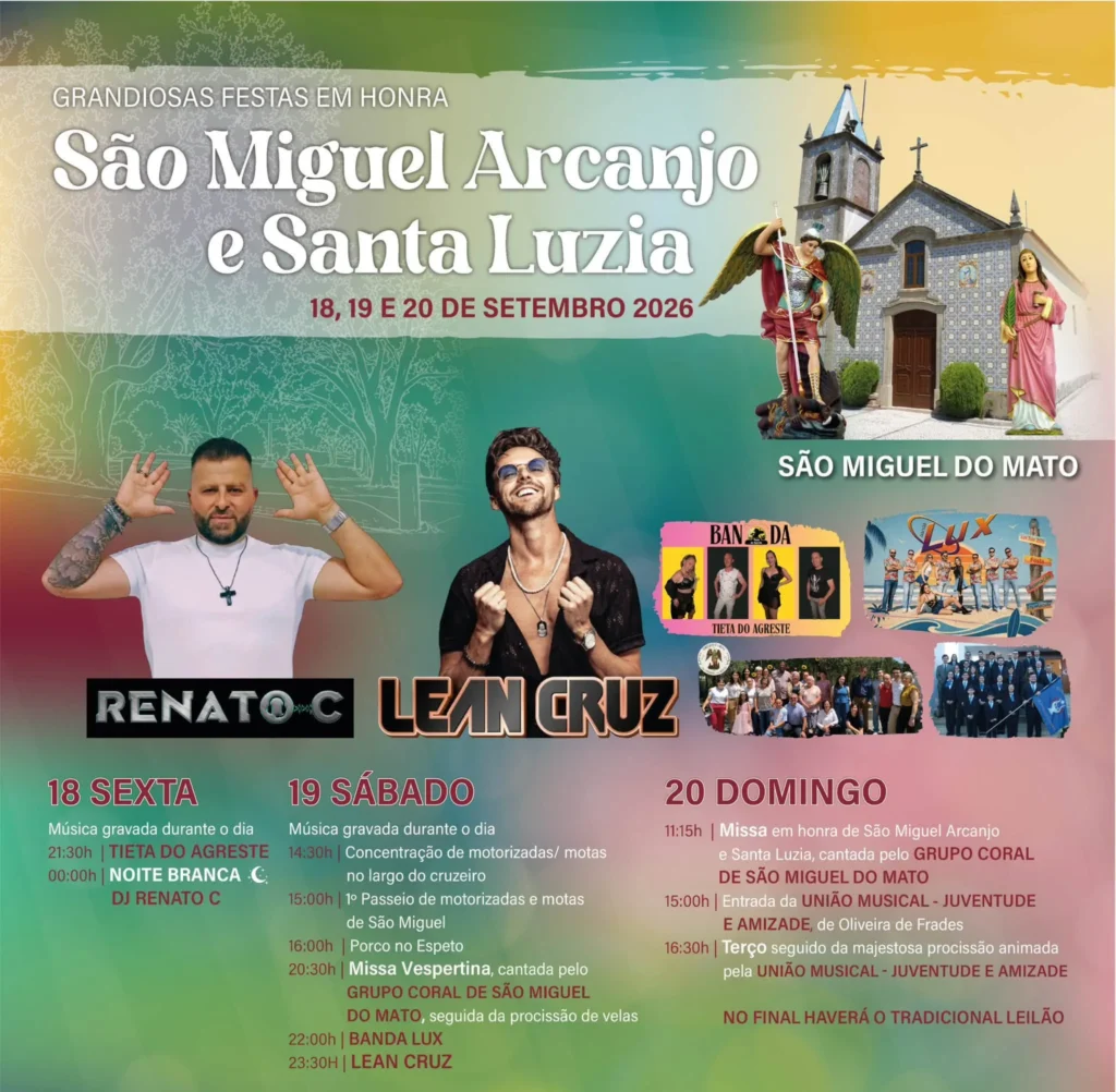 Festas de São Miguel do Mato 2026