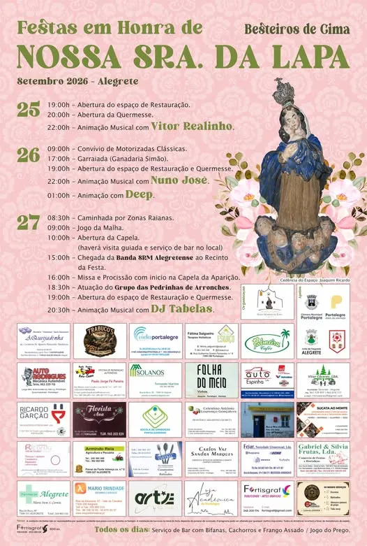 Festas de Alegrete (Senhora da Lapa) 2026