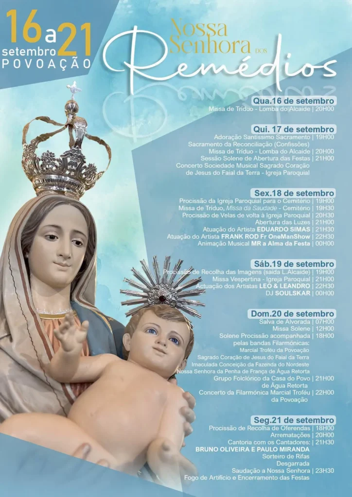 Festas de Povoação (Senhora dos Remédios) 2026