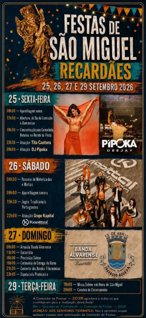 Festas de Recardães (São Miguel) 2026