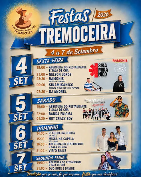 Festas de Tremoceira 2026