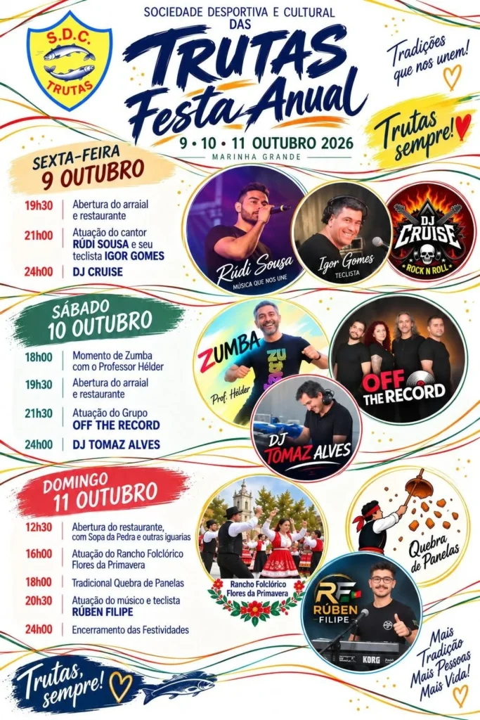 Festas de Trutas, Marinha Grande 2026