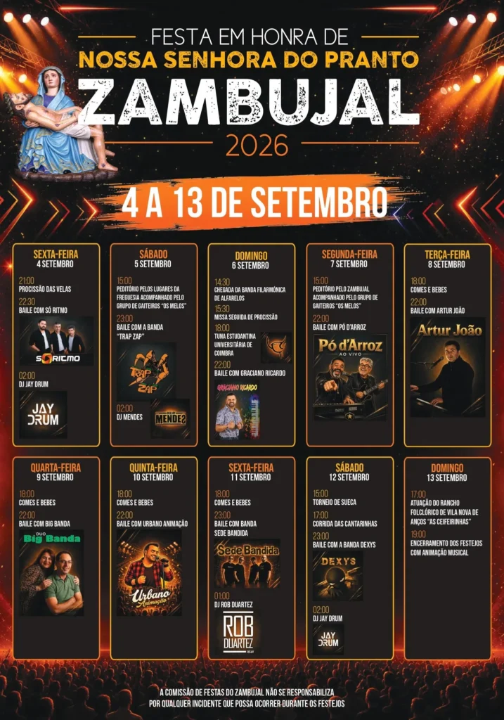 Festas do Zambujal (Senhora do Pranto) 2026