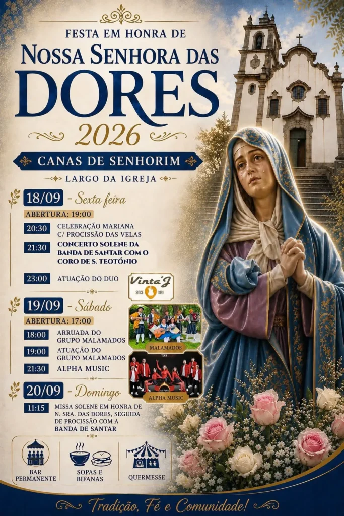 Festas de Canas de Senhorim (Senhora das Dores) 2026