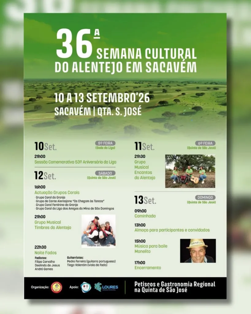 Festas de Sacavém (Semana Cultural do Alentejo) 2026