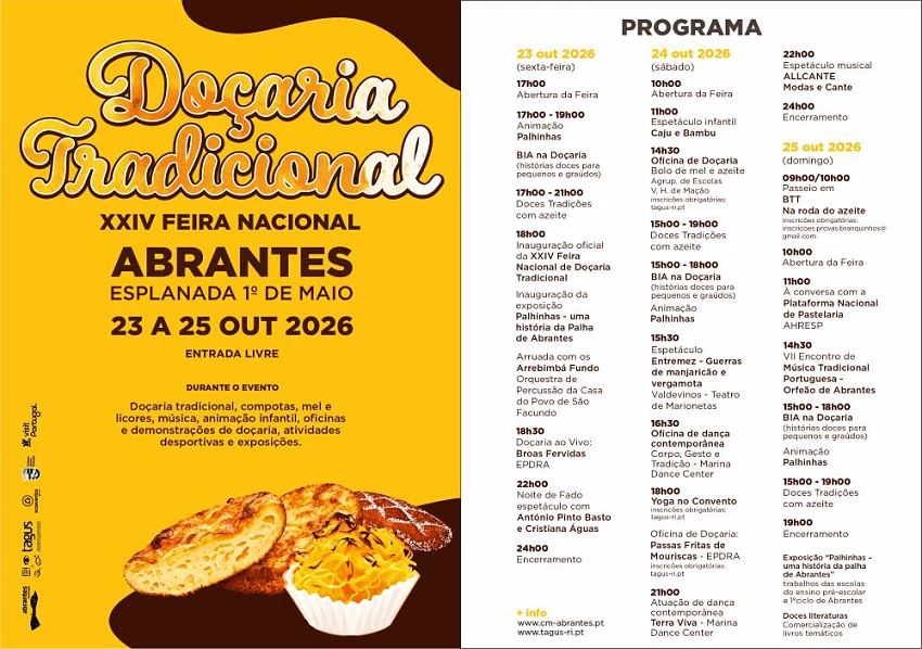 Festas de Abrantes (Doçaria Tradicional) 2026
