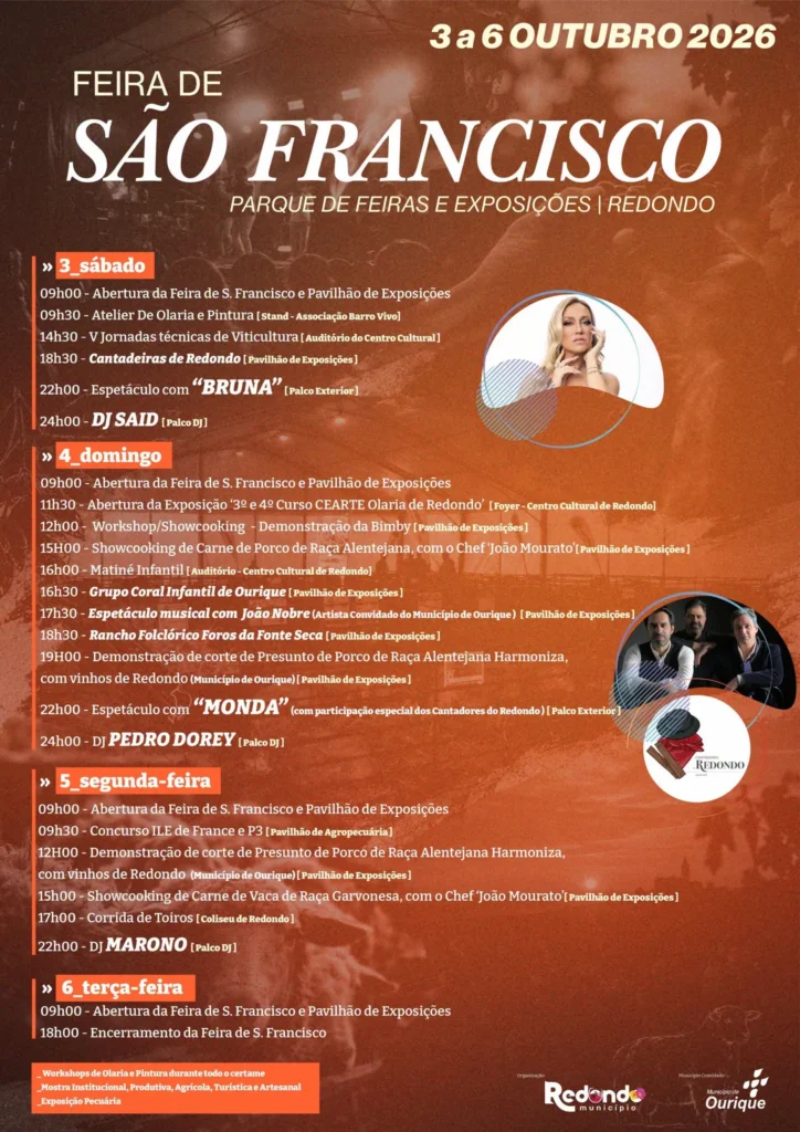 Festas de Redondo (São Francisco) 2026