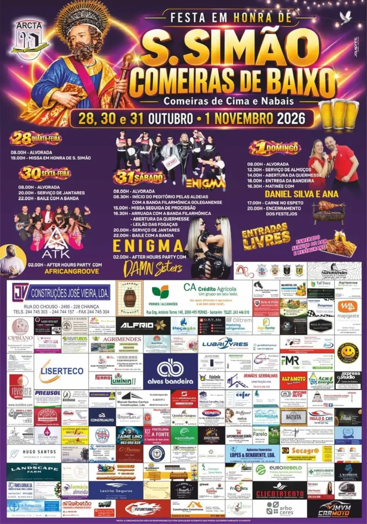 Festas de Comeiras de Baixo (São Simão) 2026