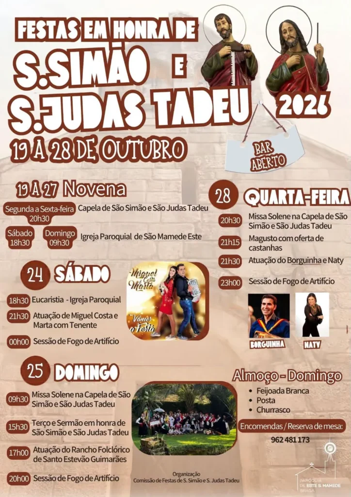 Festas de Este São Mamede (São Simão) 2026