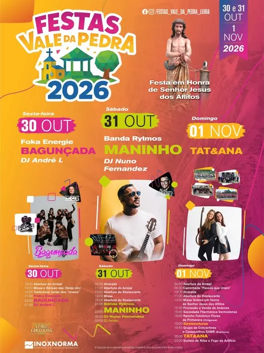 Festas de Vale de Pedra (Senhor Jesus dos Aflitos) 2026