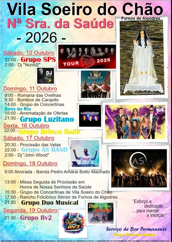 Festas de Vila Soeiro do Chão 2026