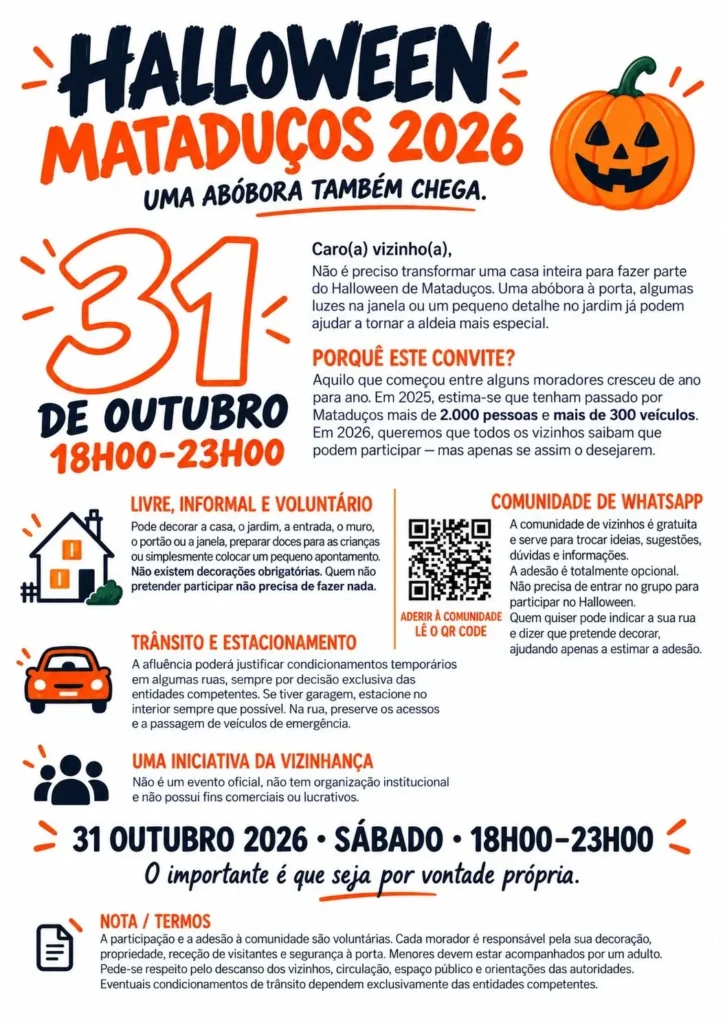 Halloween de Mataduços 2026
