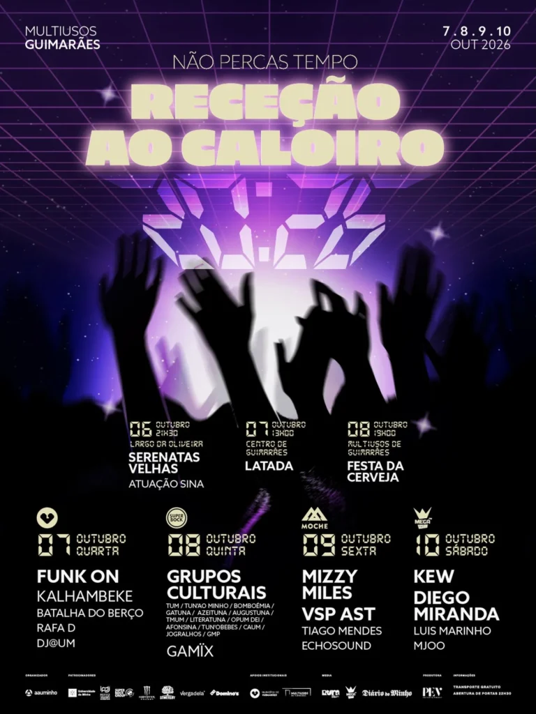 Recepção do Caloiro de Guimarães 2026